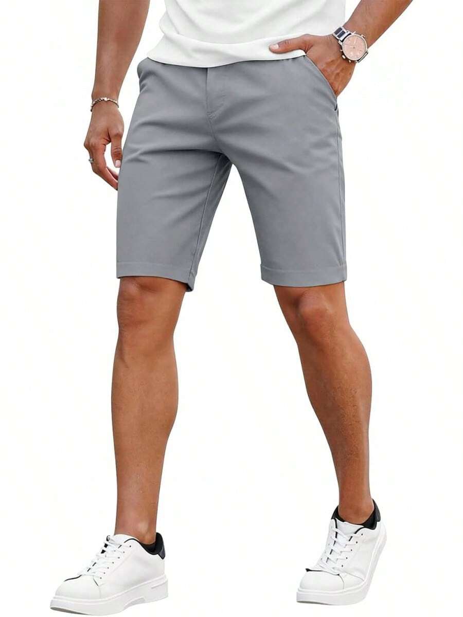 Shorts Chino Slim - Mens Stretch Chino Shorts 9 Inseam