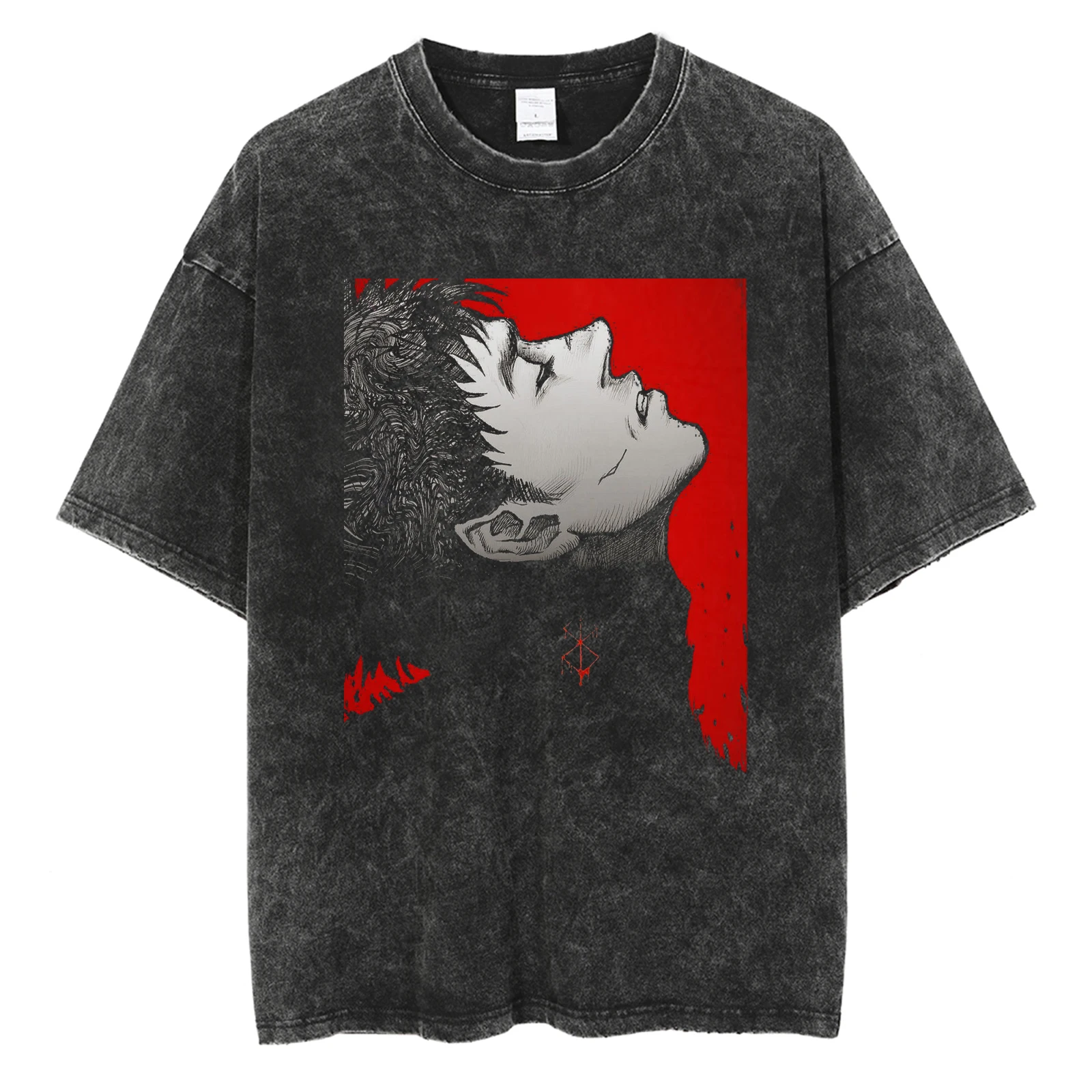 Tee Graphic Print - Men Anime Graphic Print T Shirts