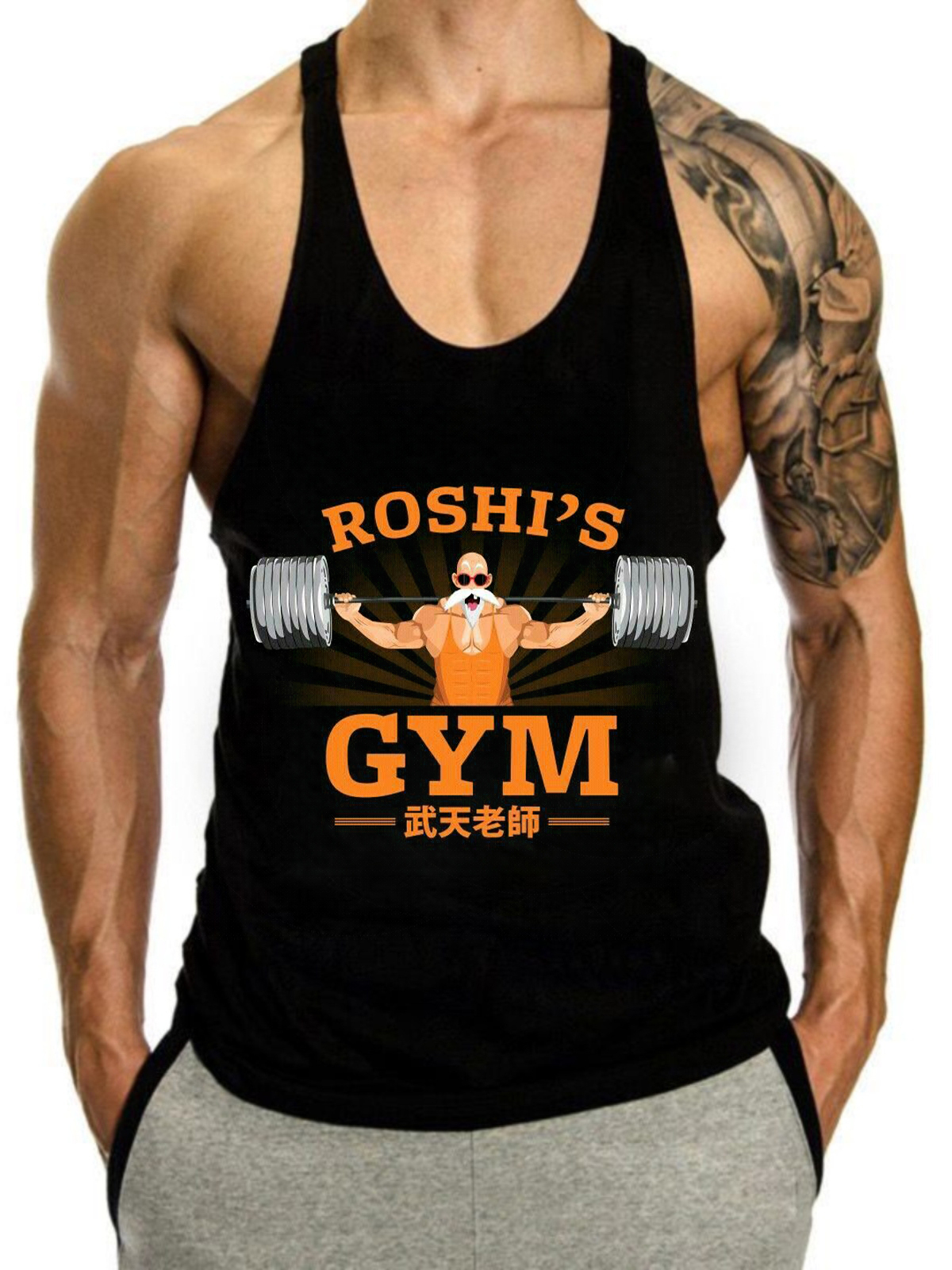 Tank Top Muscle - Master Roshi Men's Tank Top Cotton