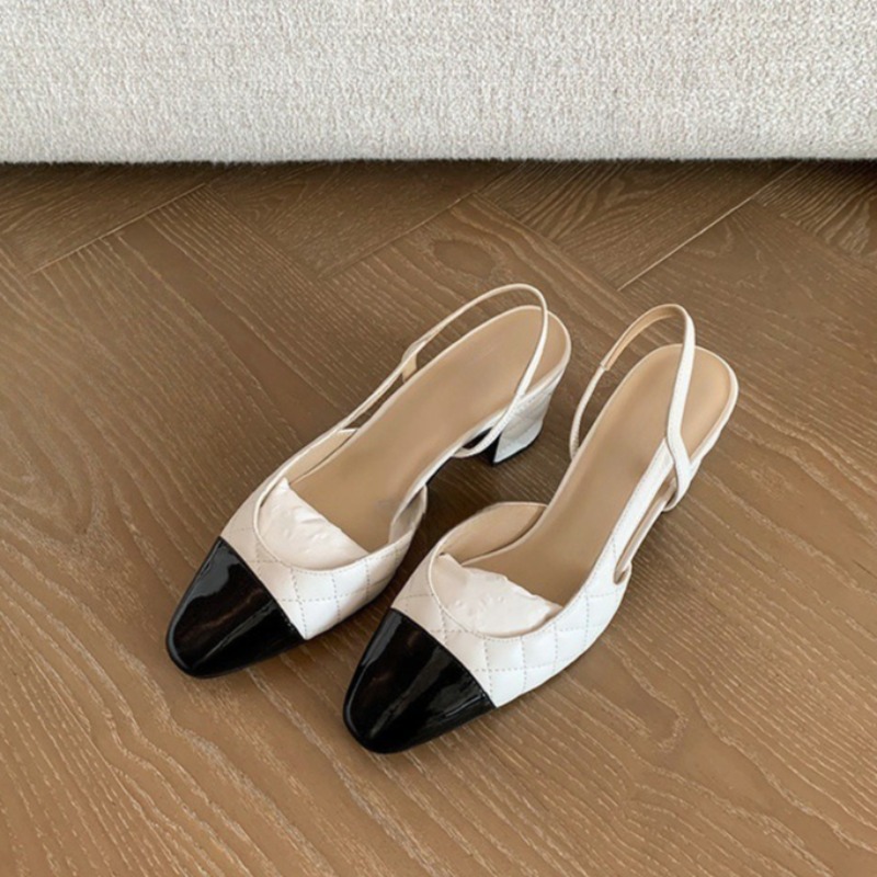 Casual Sandal Leather - Fashion Womens Shoes Elegant French Style