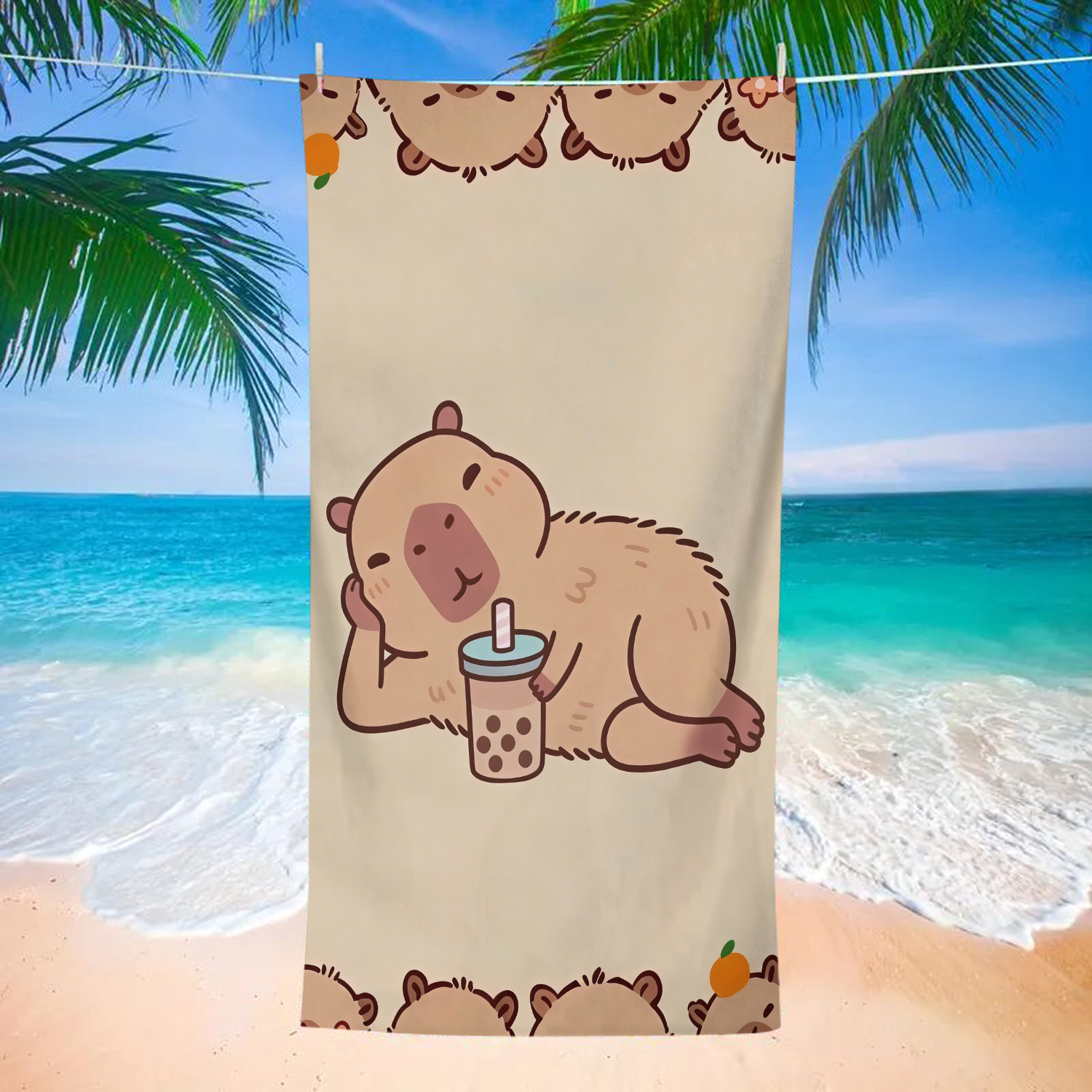 Beach Towel Large - Extra-Large Beach Towel - Ultra-Soft Microfiber,