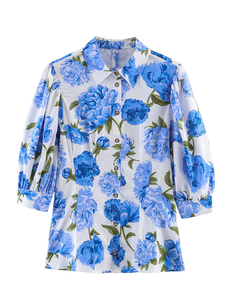 HH Women's Summer Fashion Lape - Resort Shirt Floral ulasan dan harga