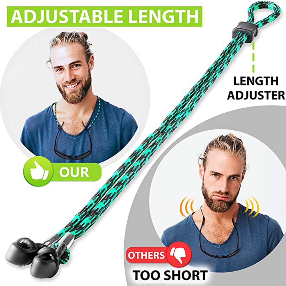 Women Men Sports Glasses Chain - Sunglass Retainer Cord ulasan dan harga