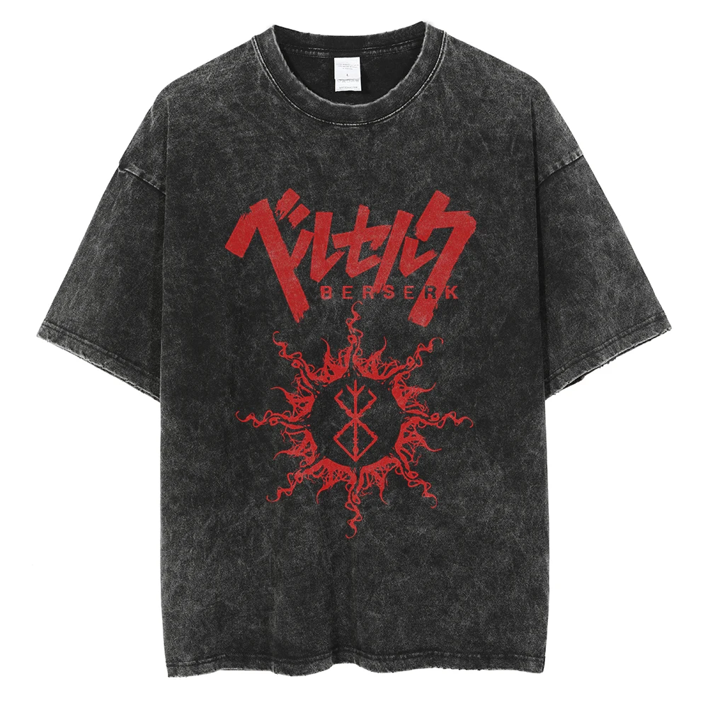 Men Anime Graphic Print T Shir - Tee Graphic Print ulasan dan harga