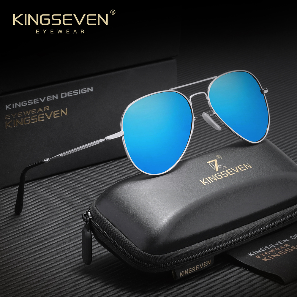 KINGSEVEN Men Polarized Sungla - Sunglasses Aviator Polarized ulasan dan harga