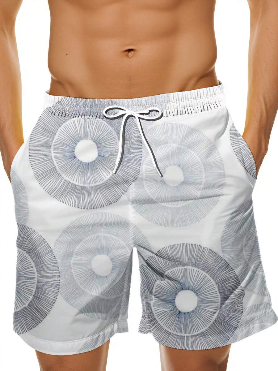 Mens Quick Dry Swim Trunks Wit - Swim Trunk Quick Dry ulasan dan harga