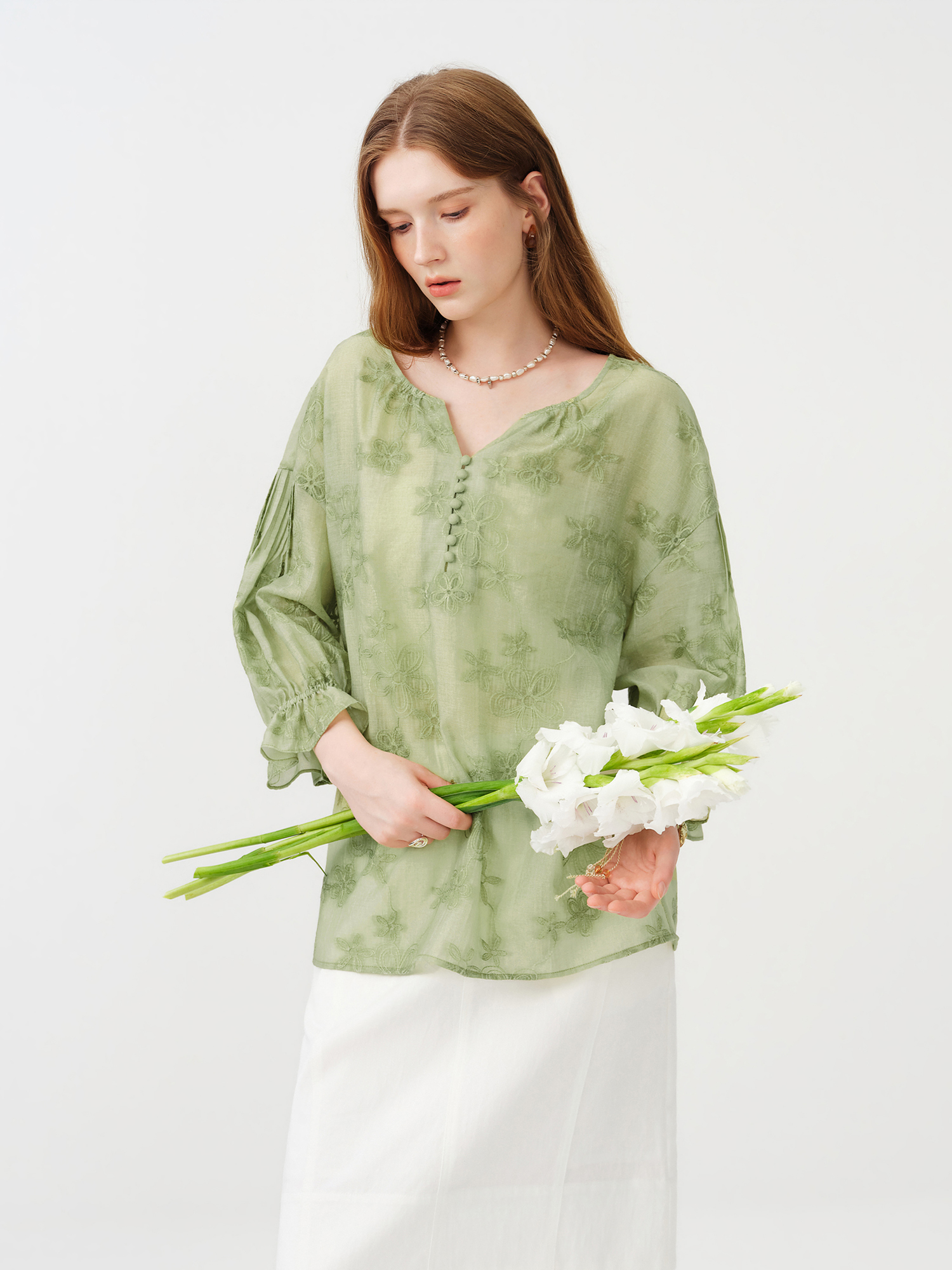 FSLE 2026 Summer Women's Relax - Resort Shirt Floral ulasan dan harga