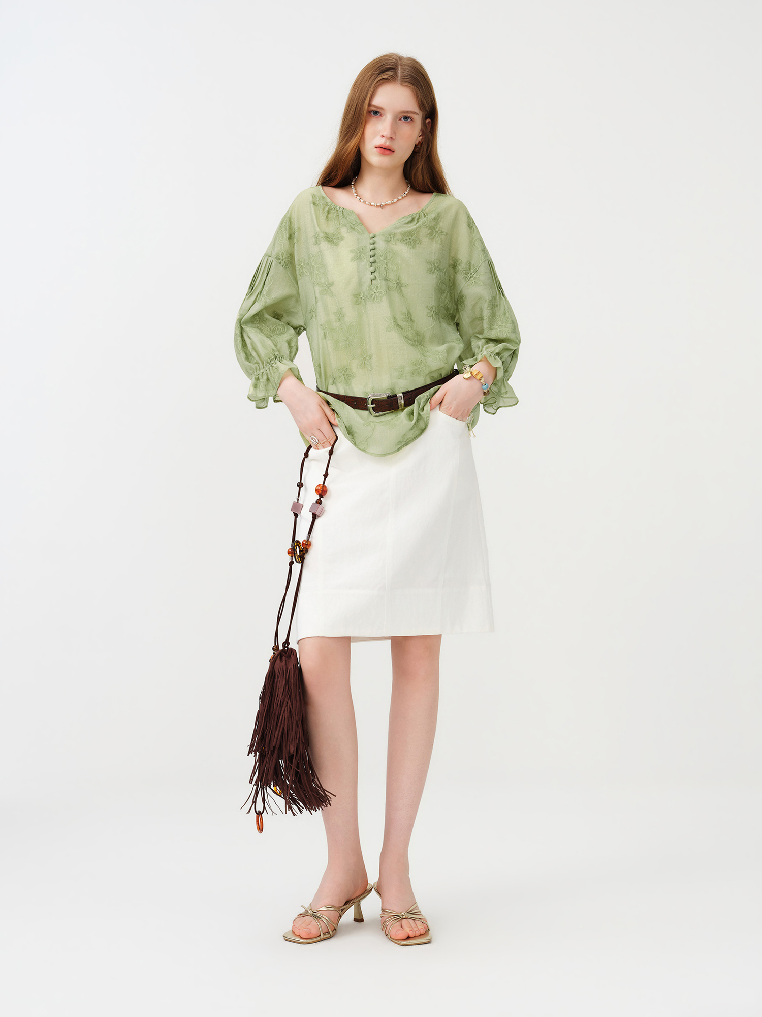 FSLE 2026 Summer Women's Relax - Resort Shirt Floral ulasan dan harga