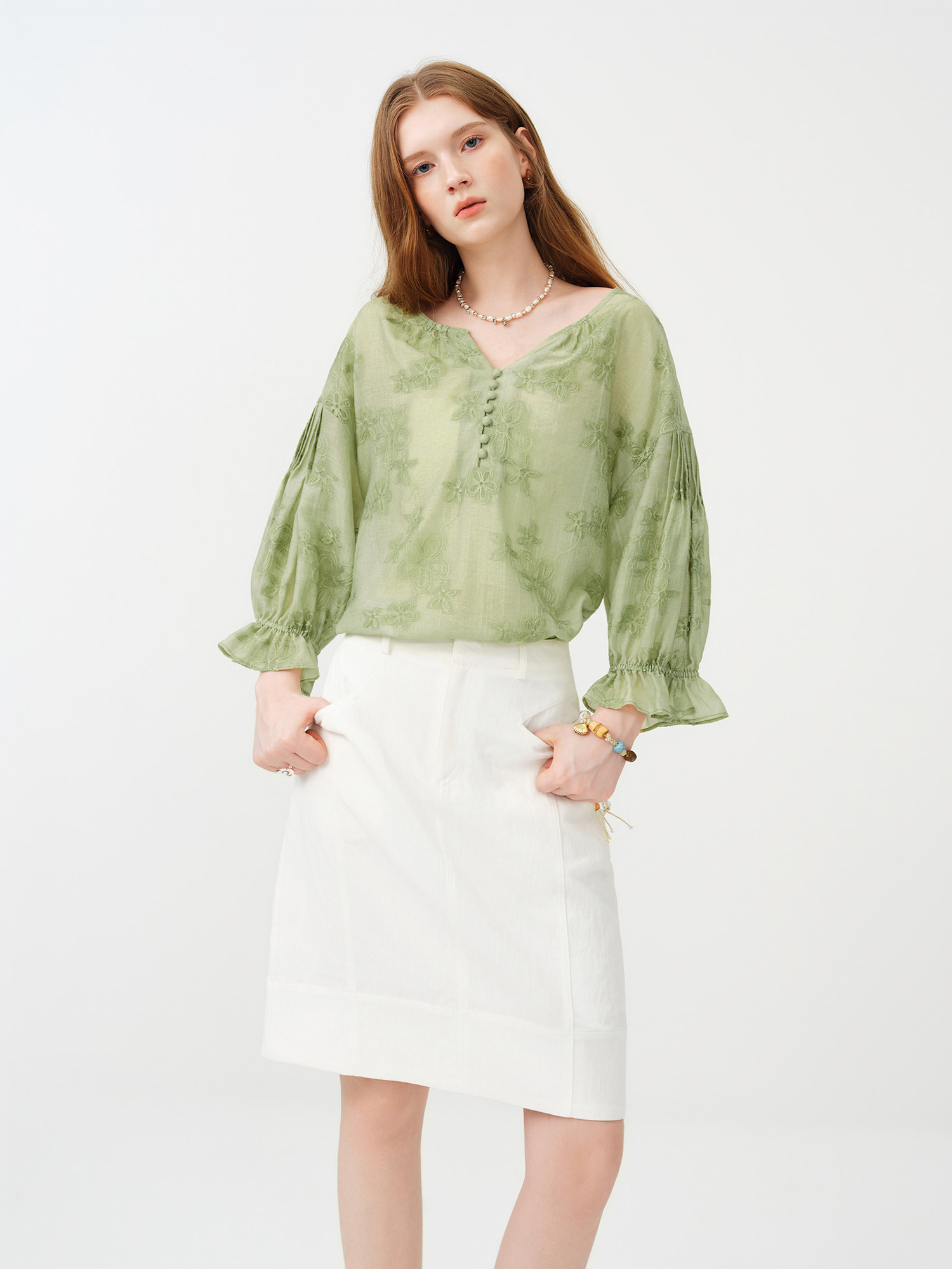 FSLE 2026 Summer Women's Relax - Resort Shirt Floral ulasan dan harga
