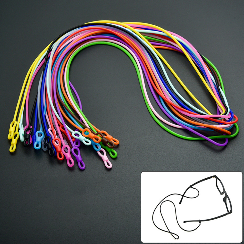 Colorful Silicone Glasses Chai - Sunglass Retainer Cord ulasan dan harga