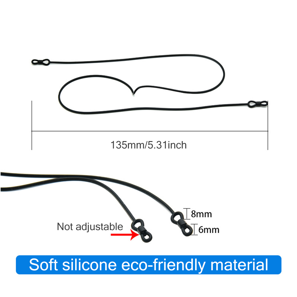 Colorful Silicone Glasses Chai - Sunglass Retainer Cord ulasan dan harga