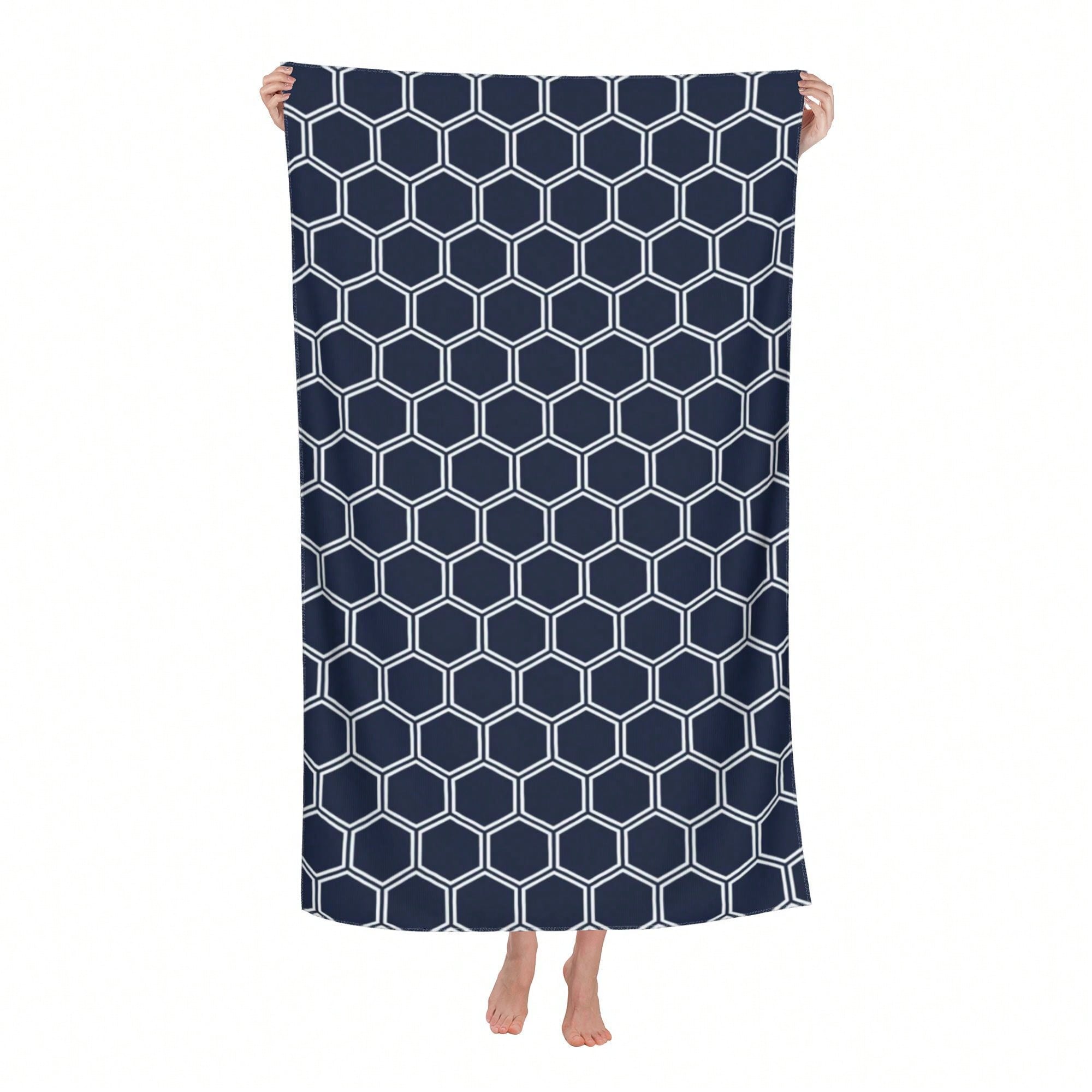 Geometric Pattern Cla1ssic StY - Beach Towel Large ulasan dan harga