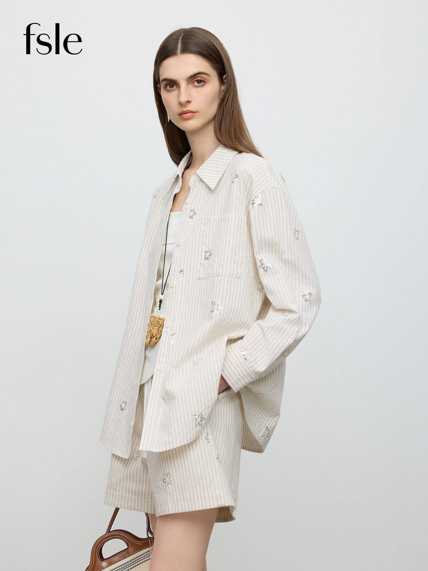 FSLE【Premium Series】 2025 Summ - Linen Shirt Breathable ulasan dan harga