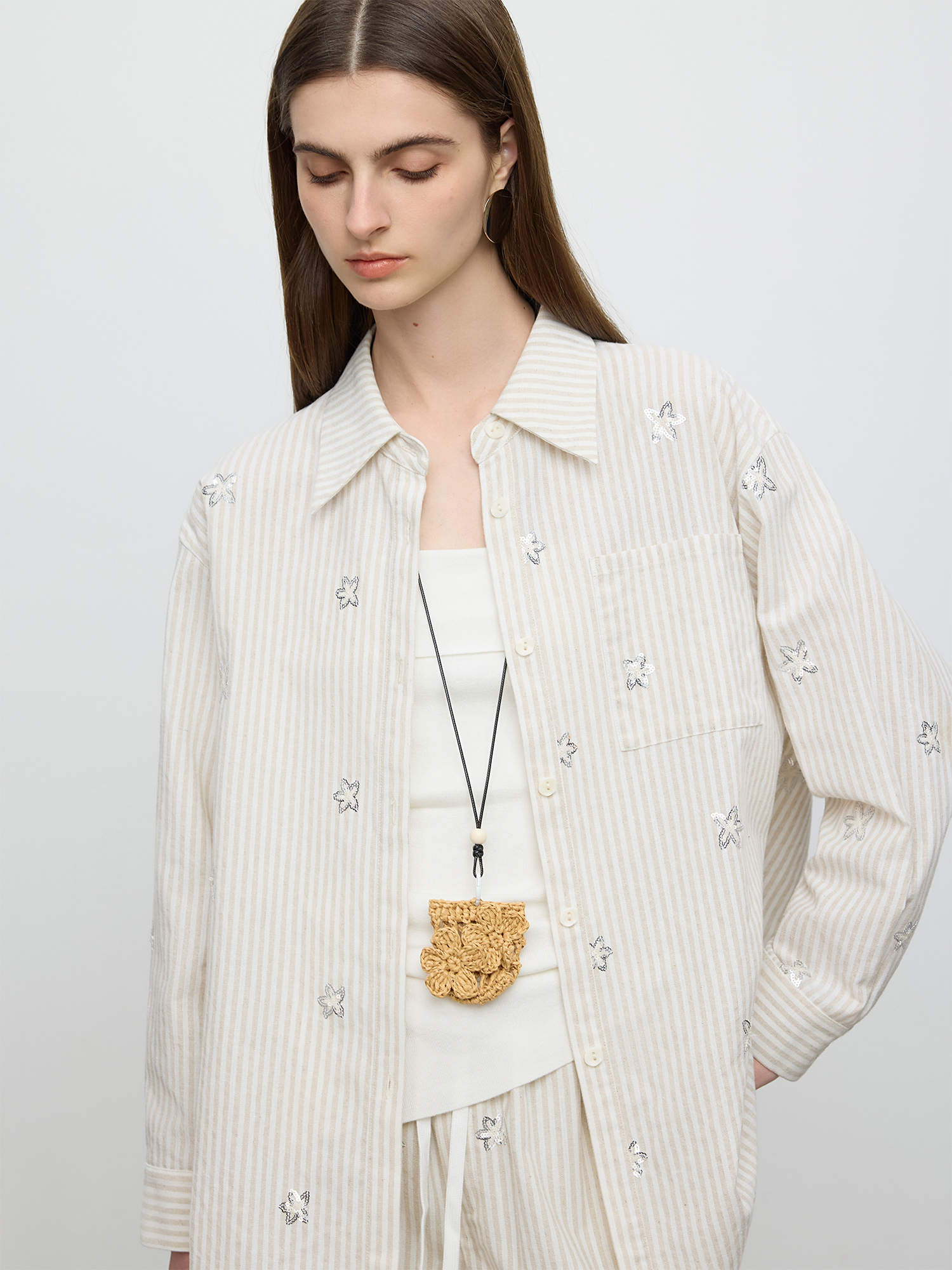 FSLE【Premium Series】 2025 Summ - Linen Shirt Breathable ulasan dan harga