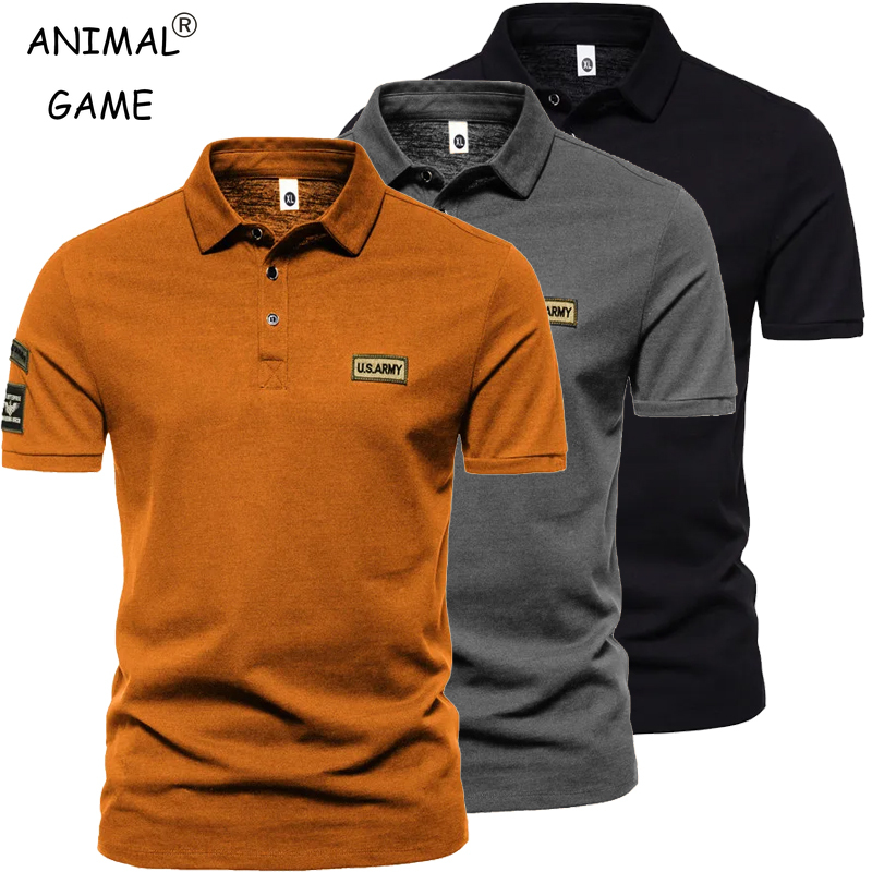 New Men Short Sleeve Tshirts S - Polo Shirt Pique ulasan dan harga