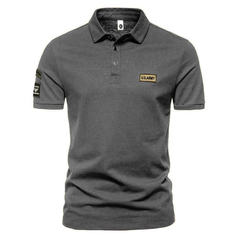 New Men Short Sleeve Tshirts S - Polo Shirt Pique ulasan dan harga