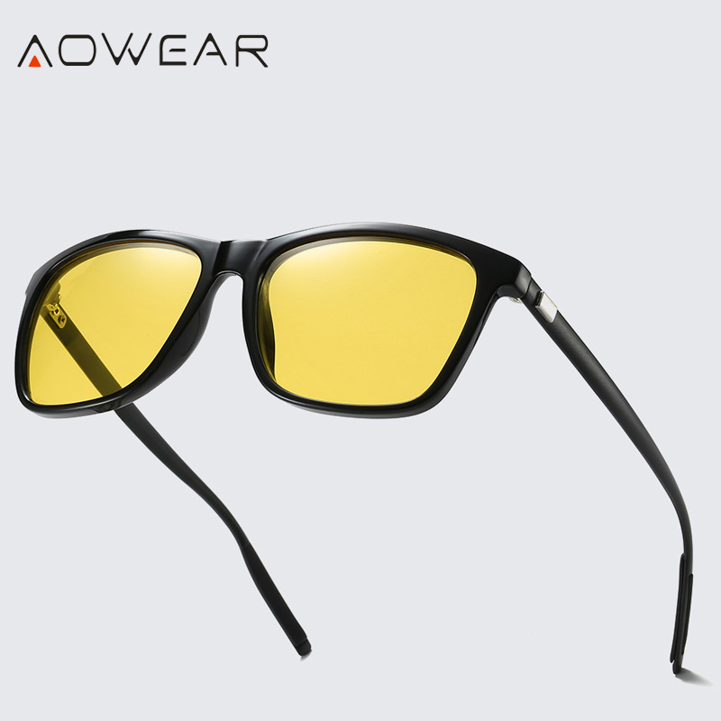 AOWEAR HD Polarized Night Visi - Sunglasses Aviator Polarized ulasan dan harga