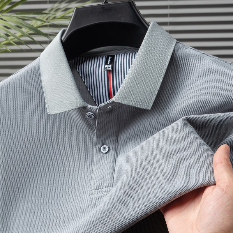 Summer men's collar polo shirt - Polo Shirt Pique ulasan dan harga