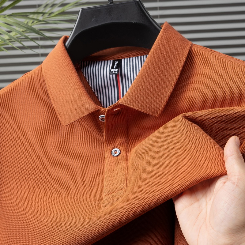 Summer men's collar polo shirt - Polo Shirt Pique ulasan dan harga