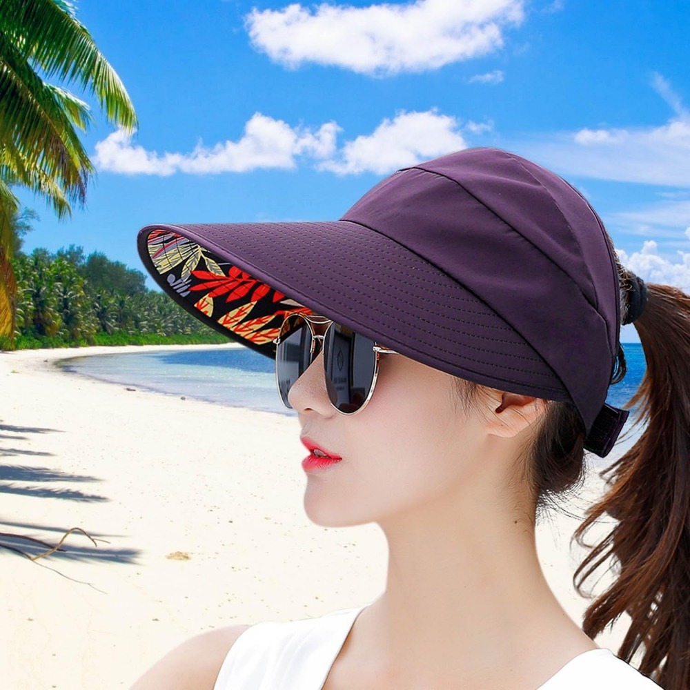 Sun Hats for Women Wide Brim U - Packable Hat Nylon ulasan dan harga