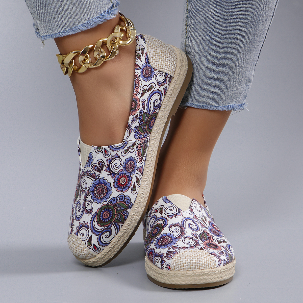 Spring new women's sports shoe - Espadrille Slip On ulasan dan harga