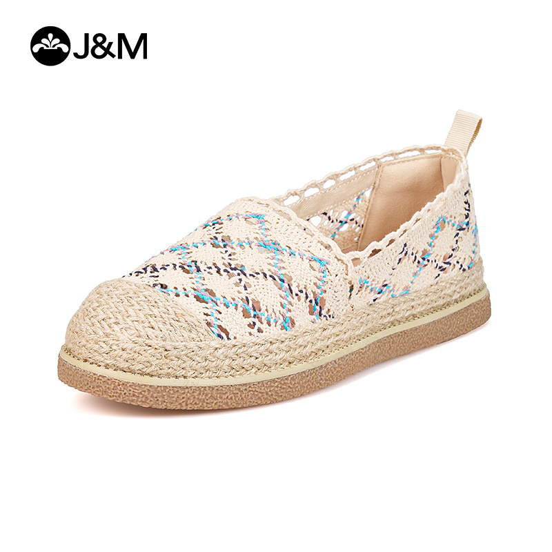 2025 J&M Shoes Women Loafers F - Espadrille Slip On ulasan dan harga