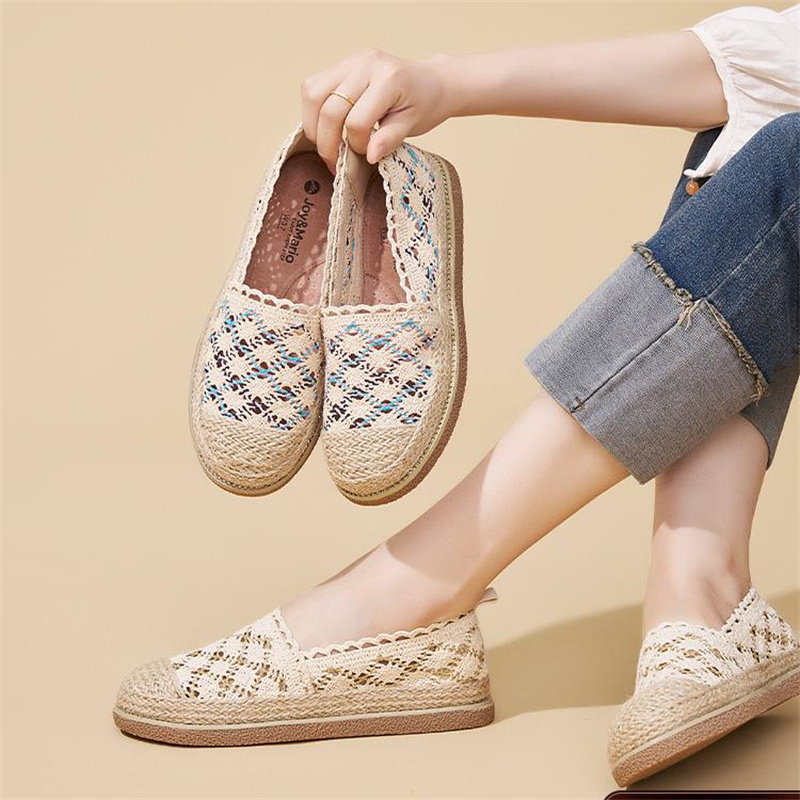 2025 J&M Shoes Women Loafers F - Espadrille Slip On ulasan dan harga