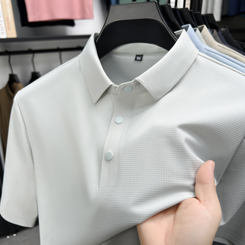 Summer Short Sleeve T-Shirt -  - Polo Shirt Pique ulasan dan harga
