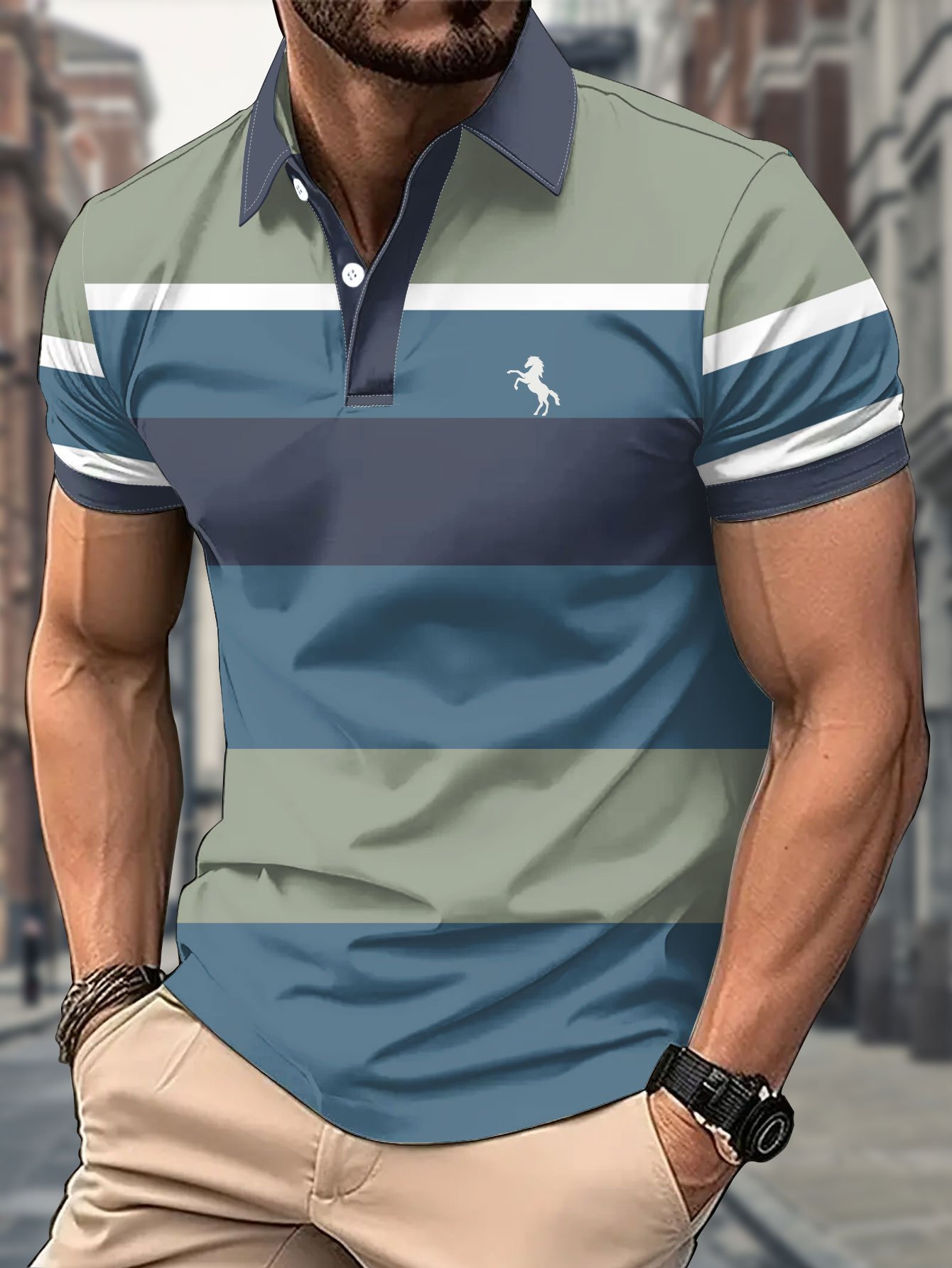 2026 Summer New Men's Polo Shi - Polo Shirt Pique ulasan dan harga