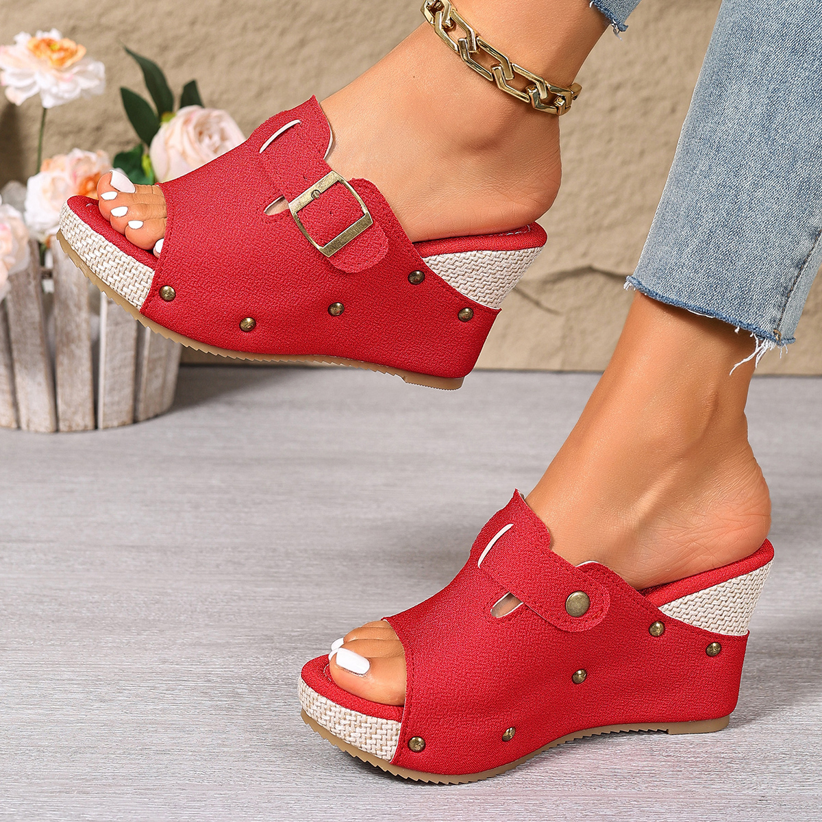 Summer Women's Espadrille Wedg - Espadrille Slip On ulasan dan harga
