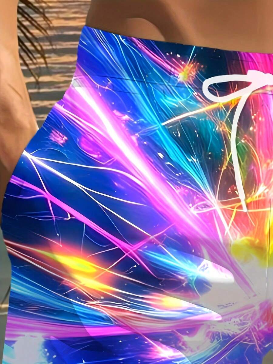 Mens Quick-Dry Beach Shorts Wi - Swim Trunk Quick Dry ulasan dan harga