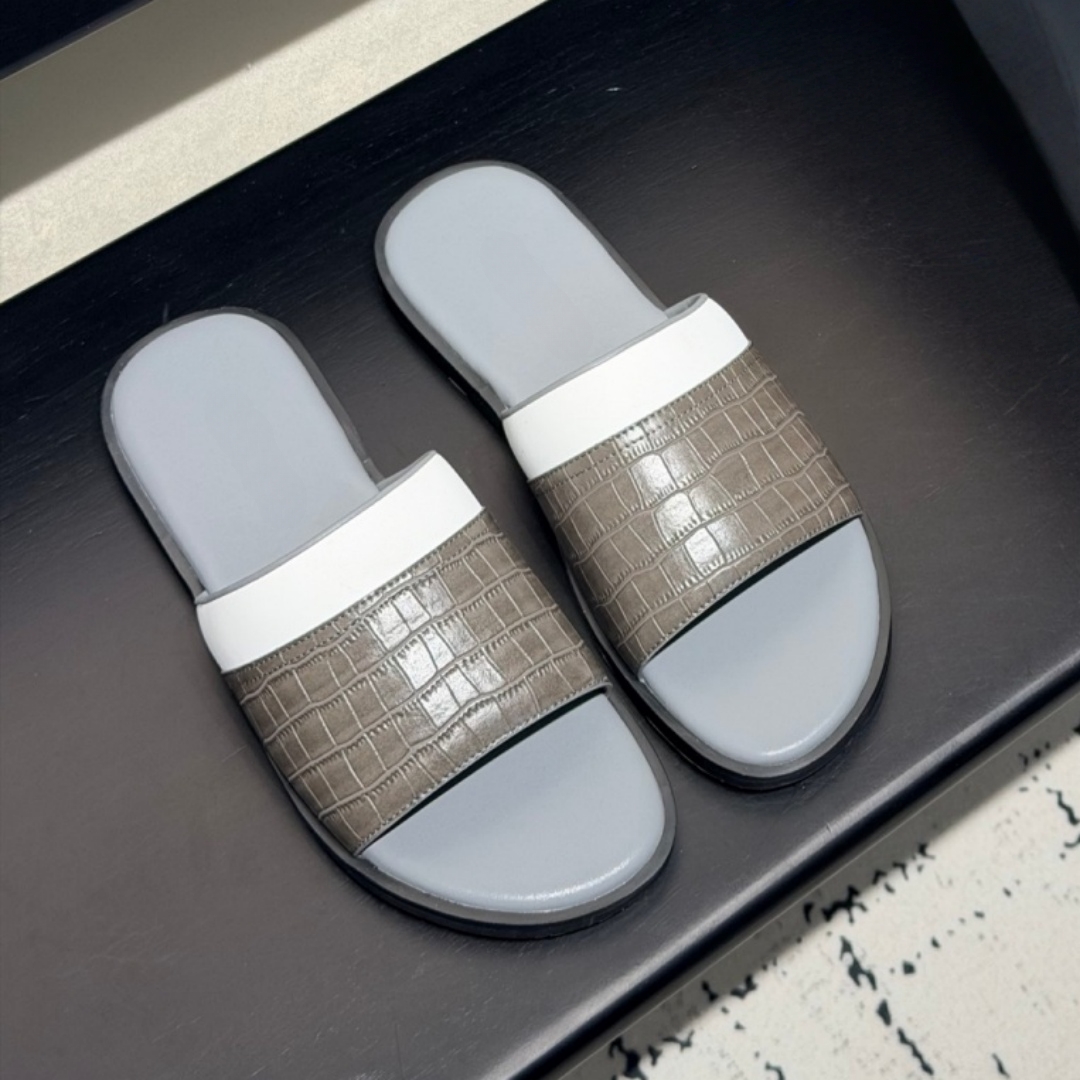 Handmade Cowhide Sandals Luxur - Flip Flop Leather Men ulasan dan harga