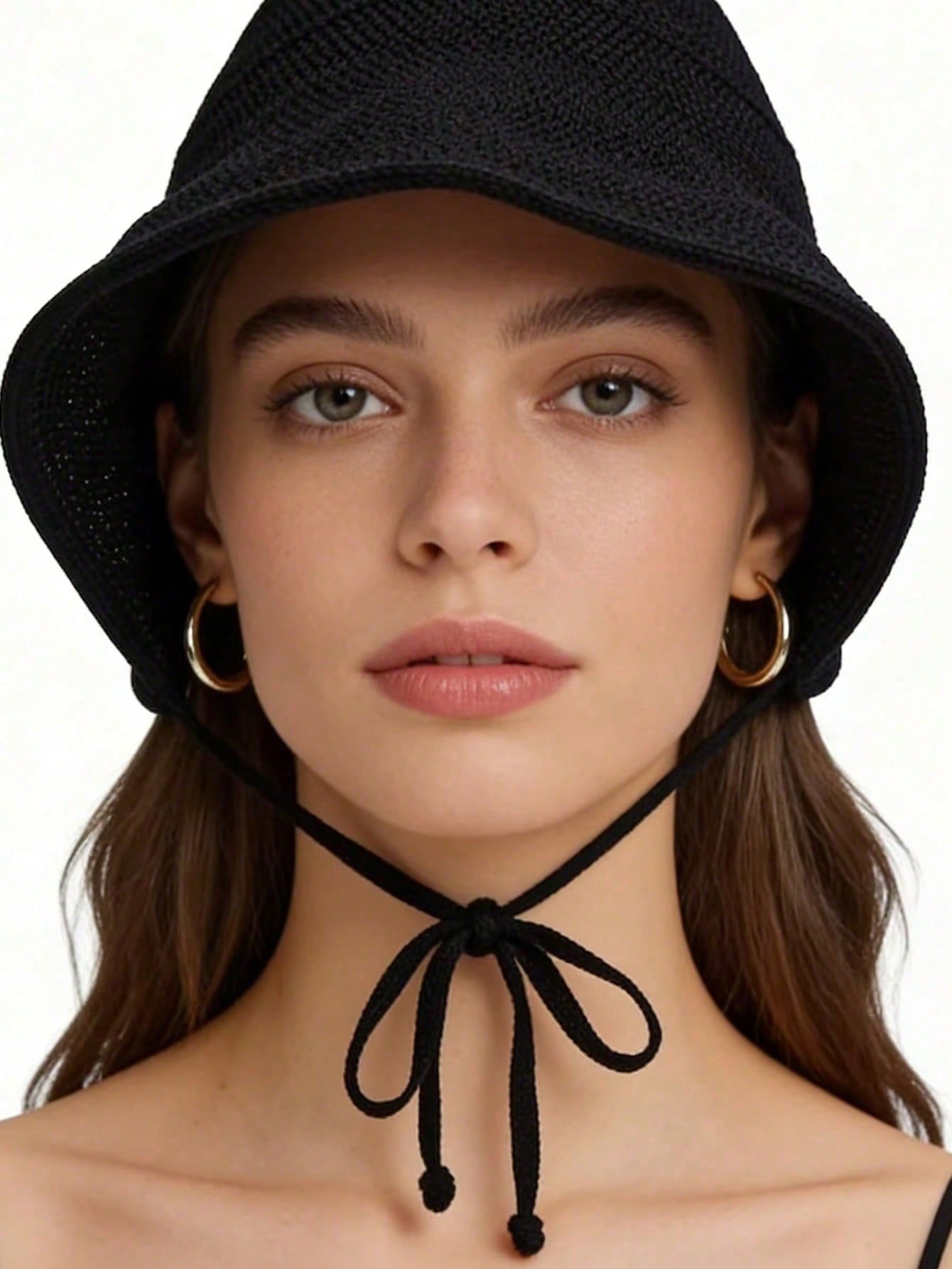 Straw Wide-Brim Sun Hat For Wo - Bucket Hat Straw ulasan dan harga