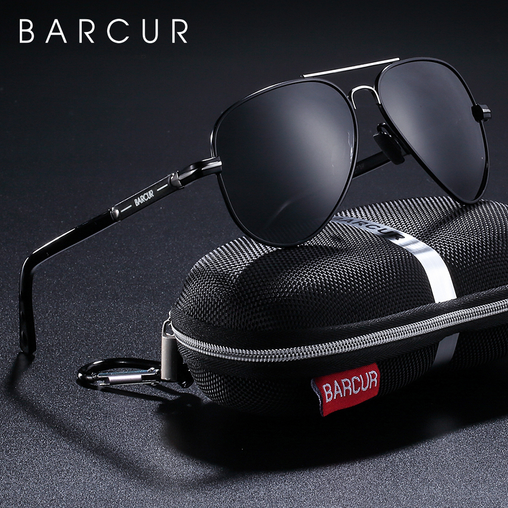BARCUR Polarized Mens Sunglass - Sunglasses Aviator Polarized ulasan dan harga