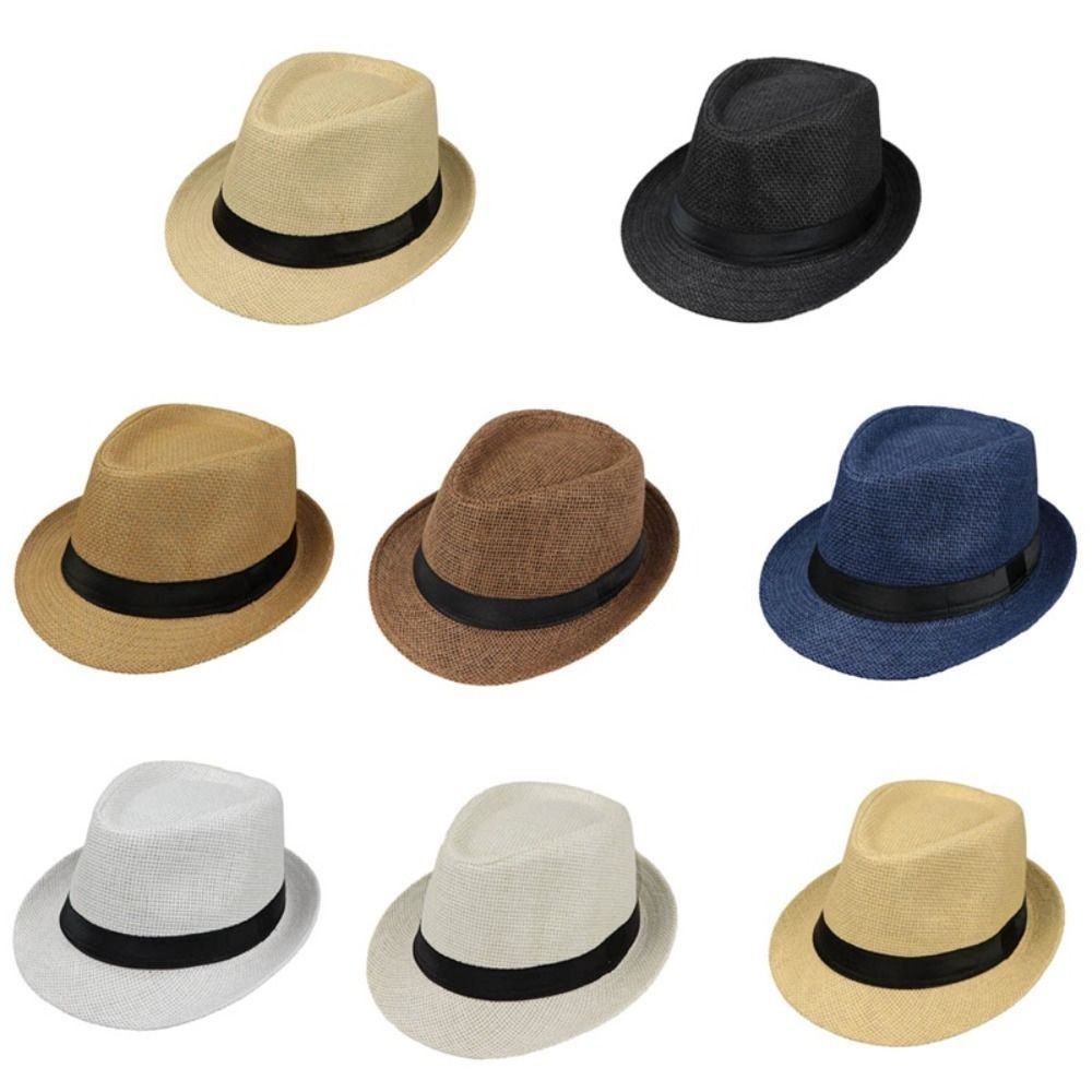 Summer Adjustable Cotton linen - Bucket Hat Straw ulasan dan harga