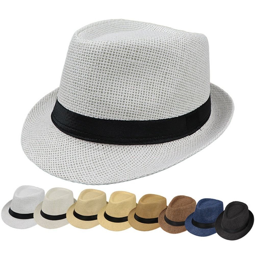 Summer Adjustable Cotton linen - Bucket Hat Straw ulasan dan harga