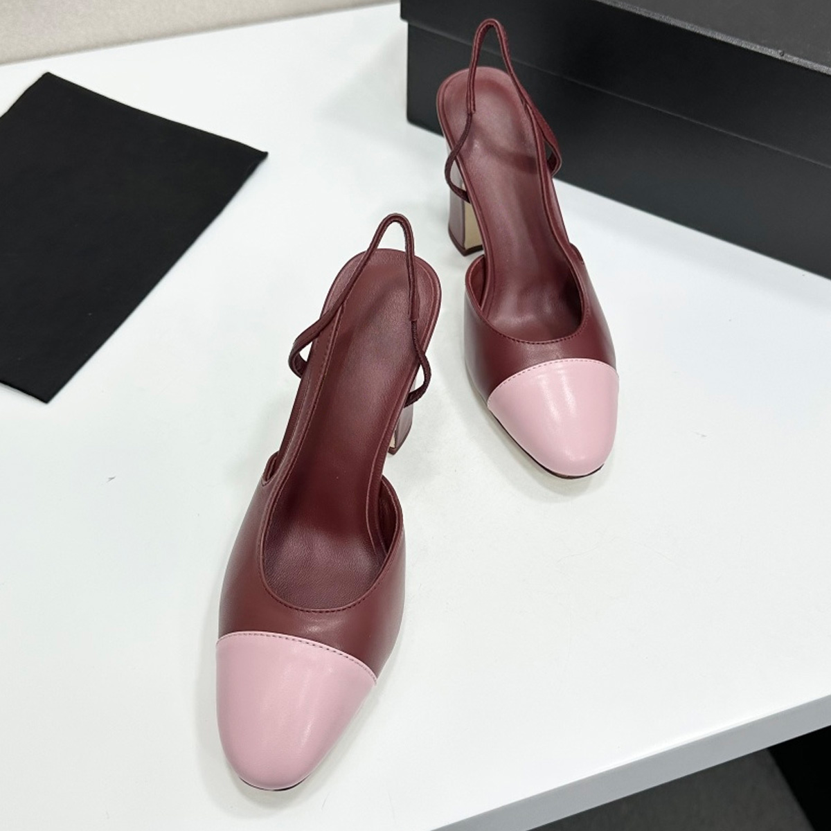 2026 Women's Two-Tone Slingbac - Casual Sandal Leather ulasan dan harga