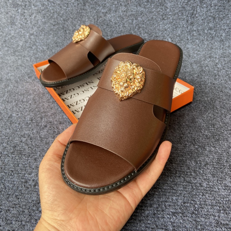 size 38-48 original shoes bran - Flip Flop Leather Men ulasan dan harga