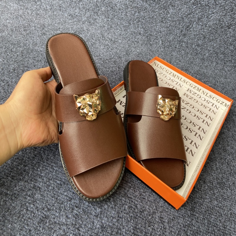 size 38-48 original shoes bran - Flip Flop Leather Men ulasan dan harga