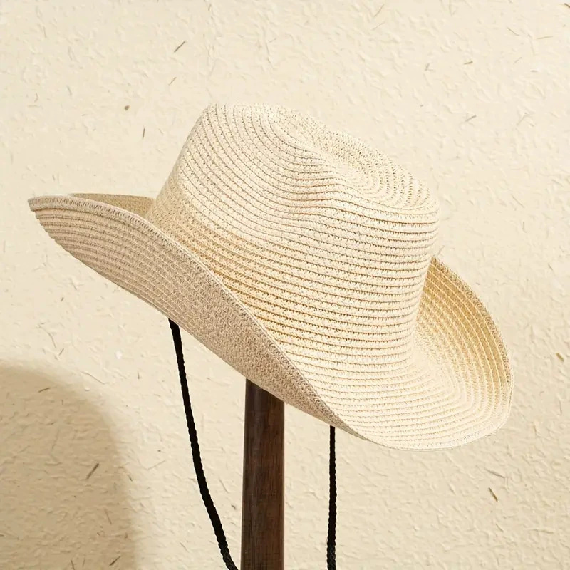 Large Size 56-60cm New Natural - Bucket Hat Straw ulasan dan harga
