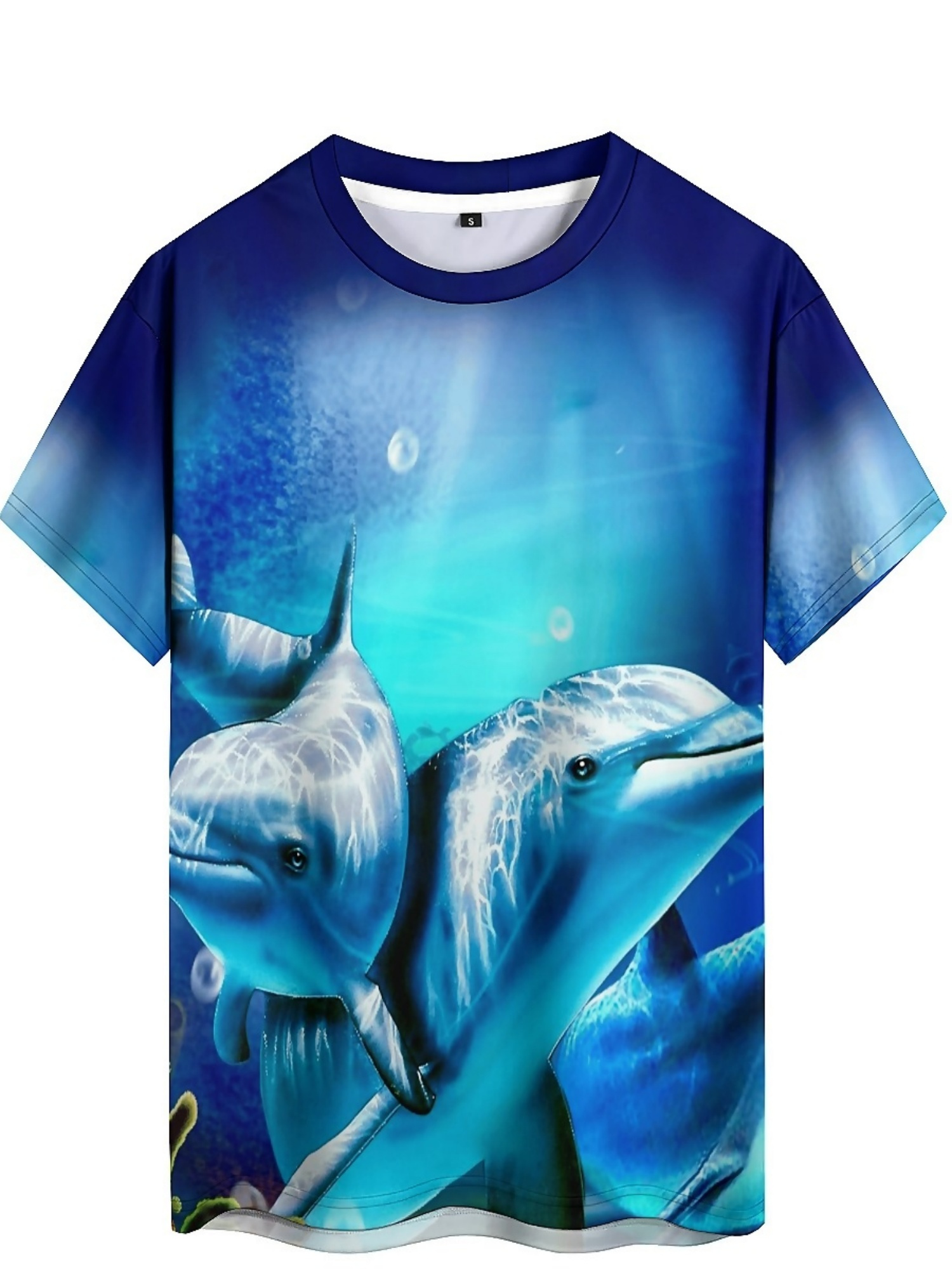 Men'S Ocean Animal Dolphin Pri - Tee Graphic Print ulasan dan harga