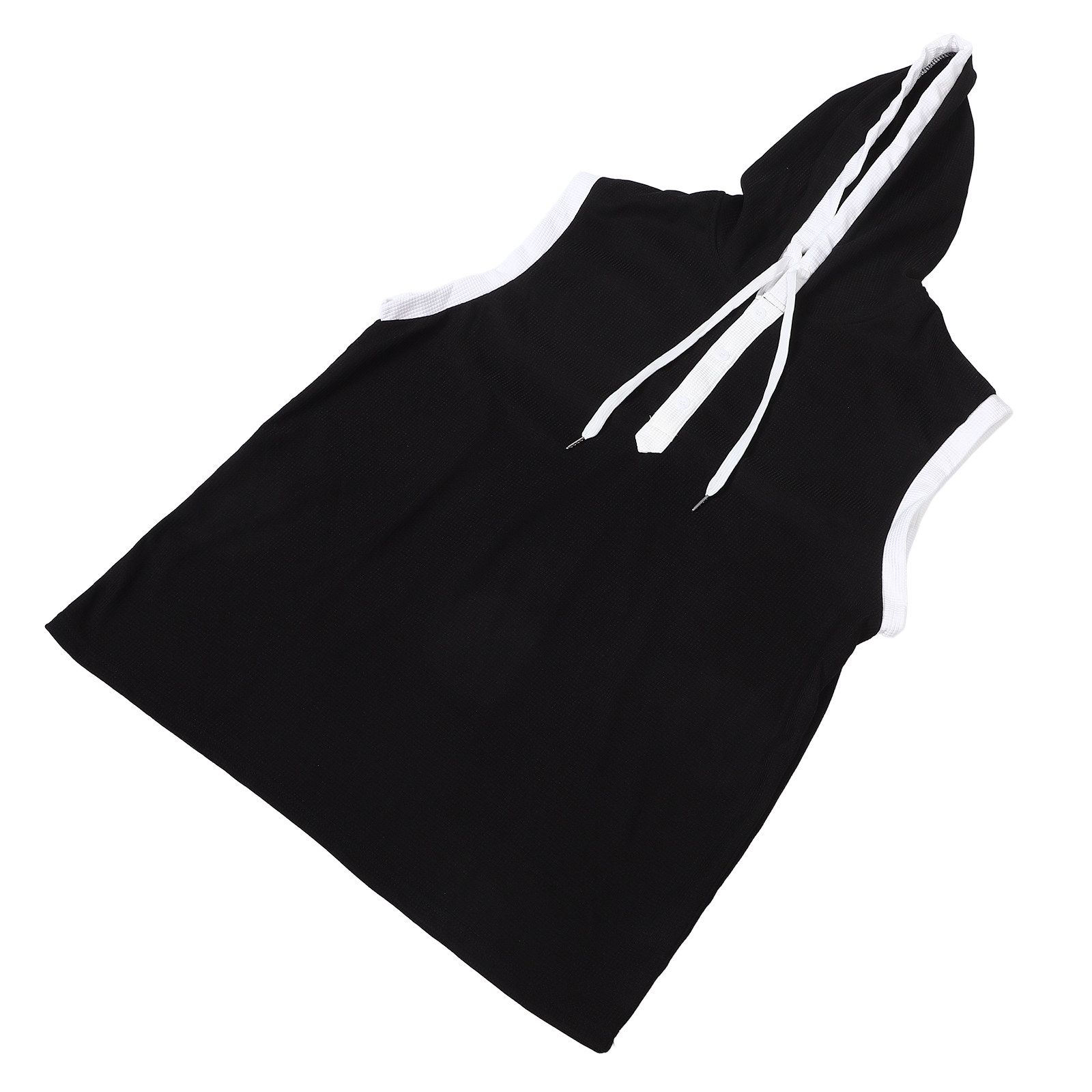 Men Sleeveless Hooded Shirt Mu - Tank Top Muscle ulasan dan harga