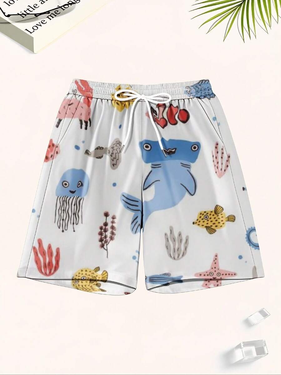 Mens White Quick Dry Swim Trun - Swim Trunk Quick Dry ulasan dan harga