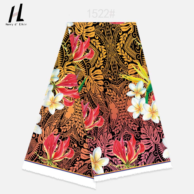 Hawaiian Tropical Floral Fabri - Resort Shirt Floral ulasan dan harga