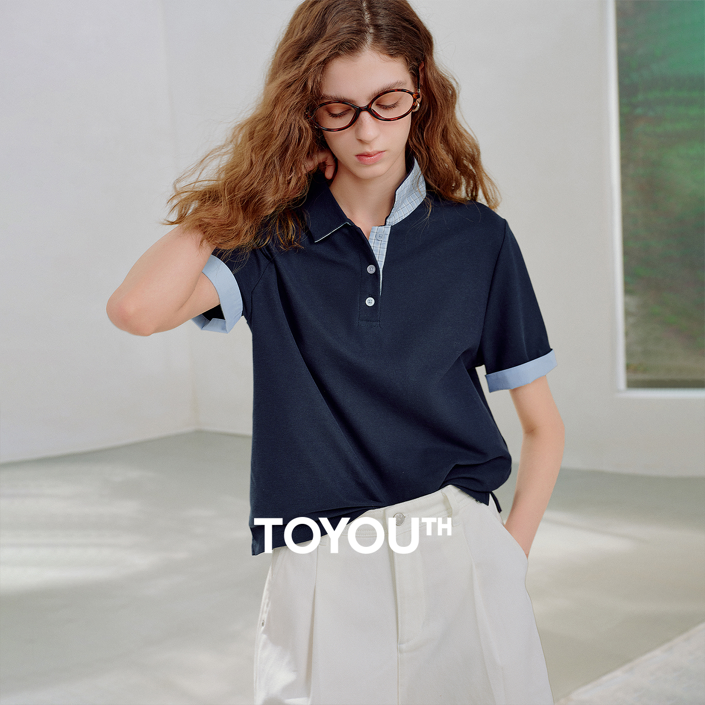 TOYOUTH women's Polo Shirt 202 - Polo Shirt Pique ulasan dan harga