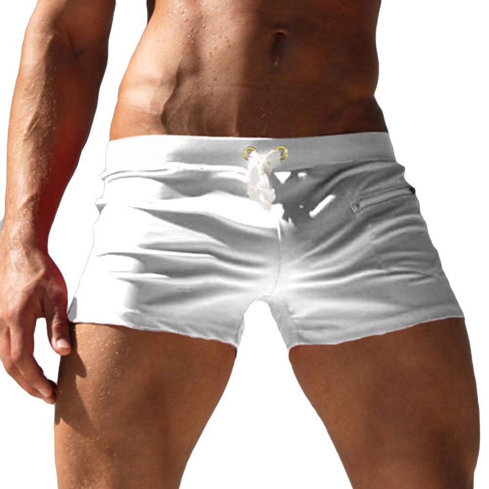 Men Solid Color Swimming Trunk - Trunks Board Surf ulasan dan harga