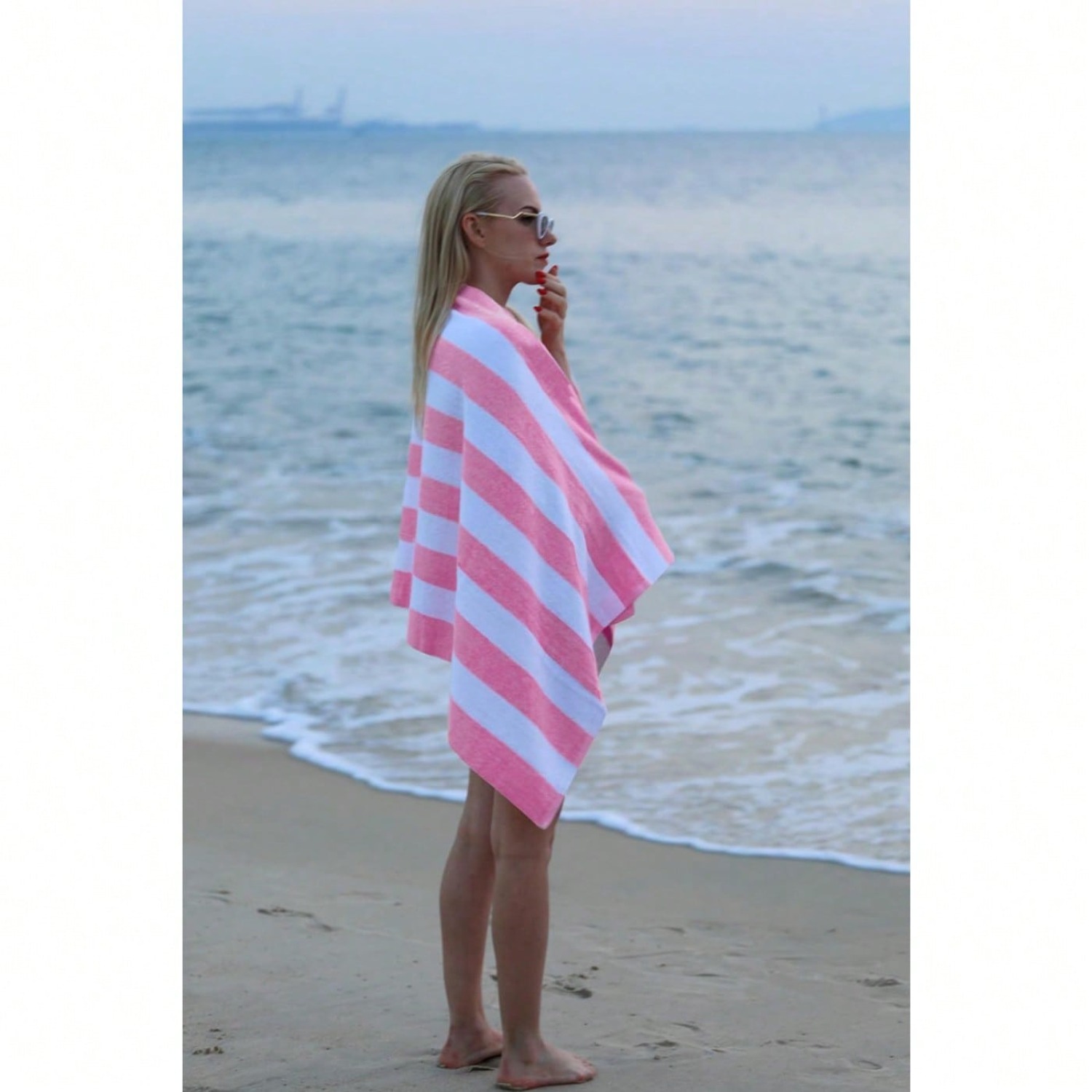 1 PC Large Oversized Beach Tow - Beach Towel Large ulasan dan harga