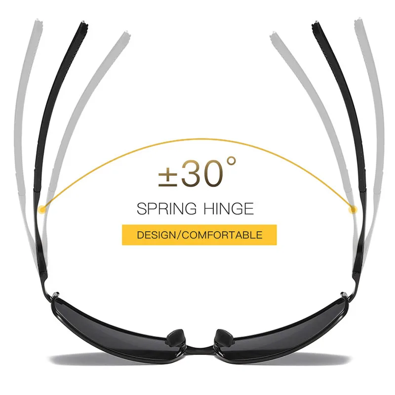 Photochromic Men Polarized Sun - Sunglasses Aviator Polarized ulasan dan harga