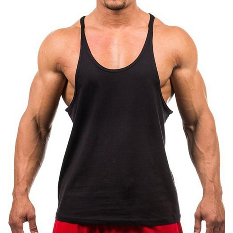 Men's Gym Workout Bodybuilding - Tank Top Muscle ulasan dan harga
