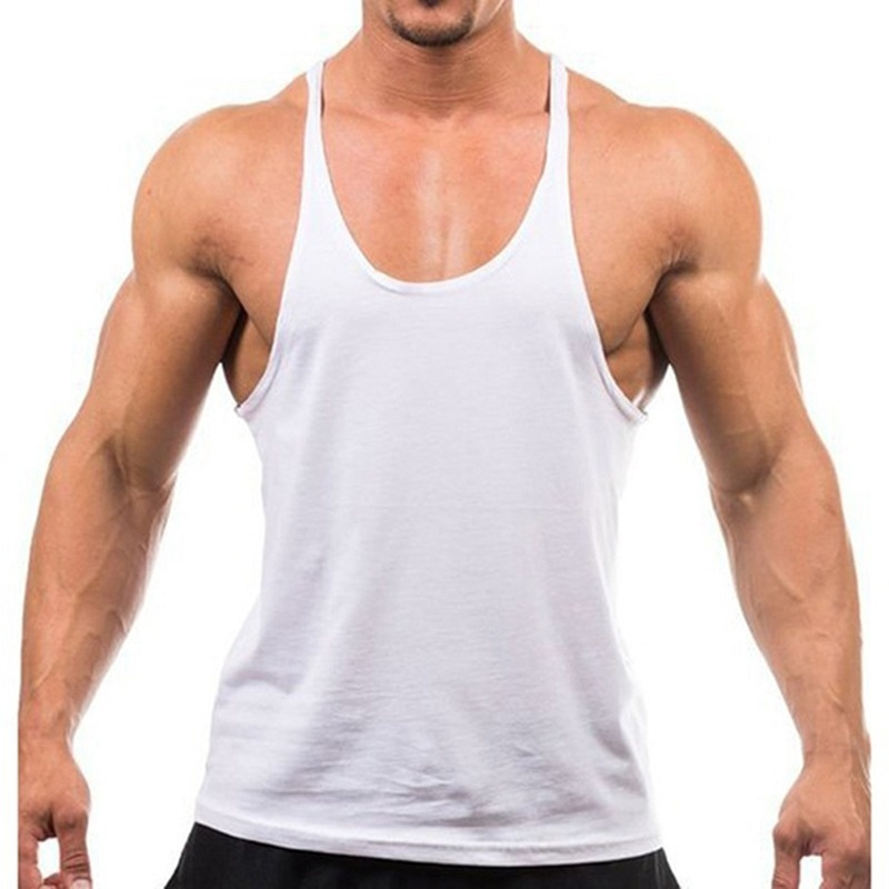 Men's Gym Workout Bodybuilding - Tank Top Muscle ulasan dan harga